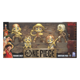 PRE-ORDER One Piece Mini figures Set Gold 6 cm