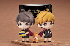 (Pre-order) Haikyu!! Qset+ Mini Figures 2-Pack Atsumu Miya & Osamu Miya 8 cm