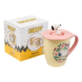 Peanuts Mug with lid Premium Ver. 