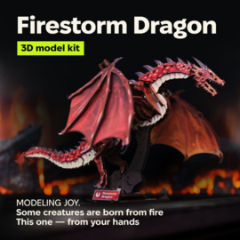 (Pre-order) Ugears 3D Wooden Model Kit Firestorm Dragon 43 cm