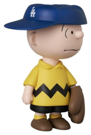 (Pre-order) MLB Ã Peanuts UDF PVC Figure Los Angeles Dodgers Charlie Brown 9 cm