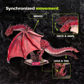 (Pre-order) Ugears 3D Wooden Model Kit Firestorm Dragon 43 cm