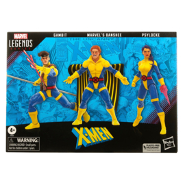 PRE-ORDER X-Men 60th Anniversary Marvel Legends Action Figure 3-Pack Gambit, Marvel's Banshee, Psylocke