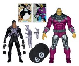 (Pre-order) DC Multiverse Megafig Action Figure 2-Pack Mongul vs Superman (Return of Superman) 25 cm