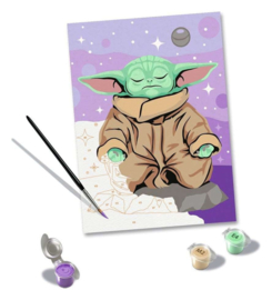 Star Wars: The Mandalorian CreArt Painting by Numbers Meditating Grogu