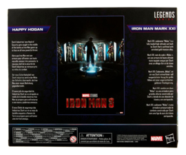 The Infinity Saga Marvel Legends Action Figure 2-Pack 2021 Happy Hogan & Iron Man (Iron Man 3)