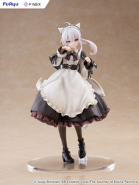 (Pre-order) Wandering Witch: The Journey of Elaina F:NEX PVC Statue 1/7 Elaina Maid costume with cat ears Ver. 24 cm  