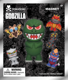 (Pre-order) Tokidoki x Godzilla Magnets Blind Pack Serie 1 Display (12)