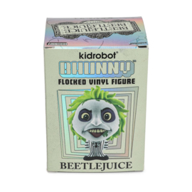 (Pre-order) Beetlejuice Beetlejuice Bhunny Flocked Vinyl Figure Beetlejuice Striped Suit 10 cm