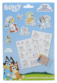 (Pre-order) Bluey Sticker Colouring Set