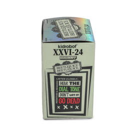 (Pre-order) Beetlejuice Beetlejuice Bhunny Flocked Vinyl Figure Beetlejuice Striped Suit 10 cm