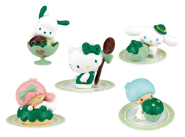 (Pre-order) Sanrio Twinchees Mini Figures Hello Kitty & Friends I Love Matcha 5 cm Blind Pack Display (24)