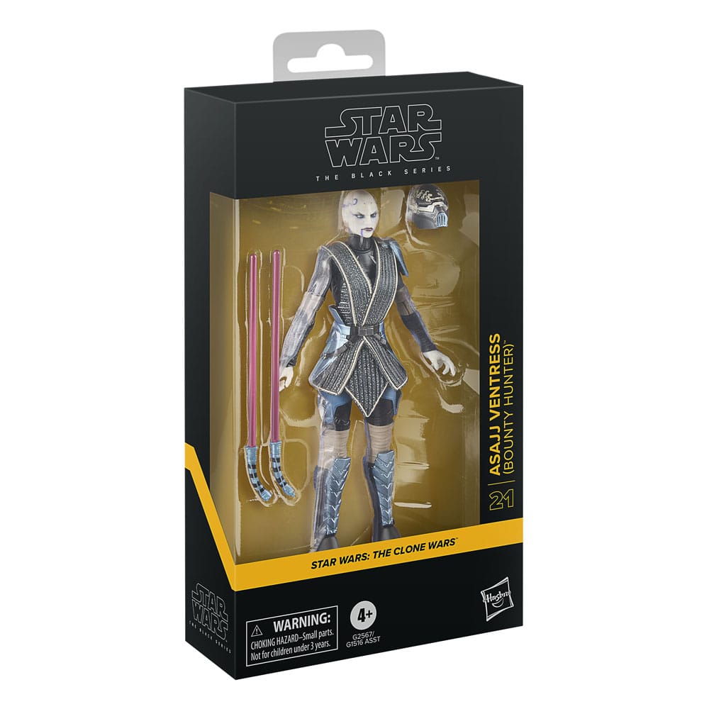 (Pre-order) Star Wars: The Clone Wars Black Series Action Figure Asajj Ventress (Bounty Hunter) 15 cm