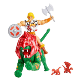 MOTU Masters of the Universe Origins Battle Armor He-Man and Battle Cat (Battlefield Warriors)