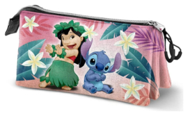 (Pre-order) Lilo & Stitch Triple Pencil Case Dance