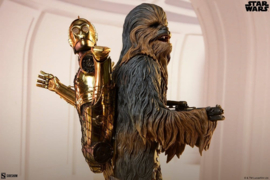 (Pre-order) Star Wars Premium Format Figure Chewbacca and C-3PO 63 cm