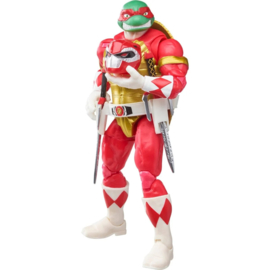 Power Rangers X TMNT Foot Soldier Tommy and Raphael Red Ranger