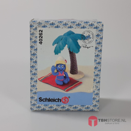 Smurfen 40262 Vakantie Smurfin met palmboom