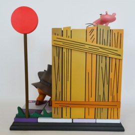 The Pink Panther Statue Pink Panther & The Inspector 41 cm
