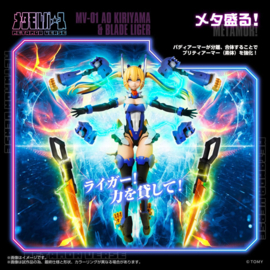 (Pre-order) Zoids Plastic Model Kit 1/10 MV-01 Ao Kiriyama & Blade Liger 17 cm