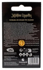 (Pre-order) Jujutsu Kaisen Icon Pin Badge Nobara Kugisaki