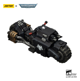 (Pre-order) Warhammer 40,000 Raider-pattern Combat Bike Raven Guard with twin-linked bolt rifles 22 cm