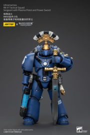 PRE-ORDER Warhammer The Horus Heresy Action Figure 1/18 Ultramarines MK VI Tactical Squad Sergeant with Plasma Pistol and Power Sword 20 cm