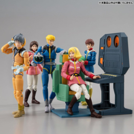 (Pre-order) Mobile Suit Gundam G.M.G. Collection EX Diorama White Base Bridge Radio Operator Desk Set 10 cm (with gift)