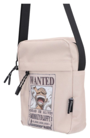 (Pre-order) One Piece Crossbody Bag Luffy Wanted Poster 23 cm