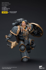 PRE-ORDER Warhammer The Horus Heresy Action Figure 1/18 Space Wolves Grey Slayer Pack Grey Slayer 1 12 cm