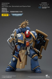 (Pre-order) Warhammer 40,000 Action Figure Ultramarines Metaurus with Power Axe, Stormshield and Plasma Pistol 13 cm