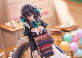 Original Illustration PVC Statue 1/6 Maid Maison Hanikami Kanojo Hikage Chigami Illustration by Piromizu 28 cm    