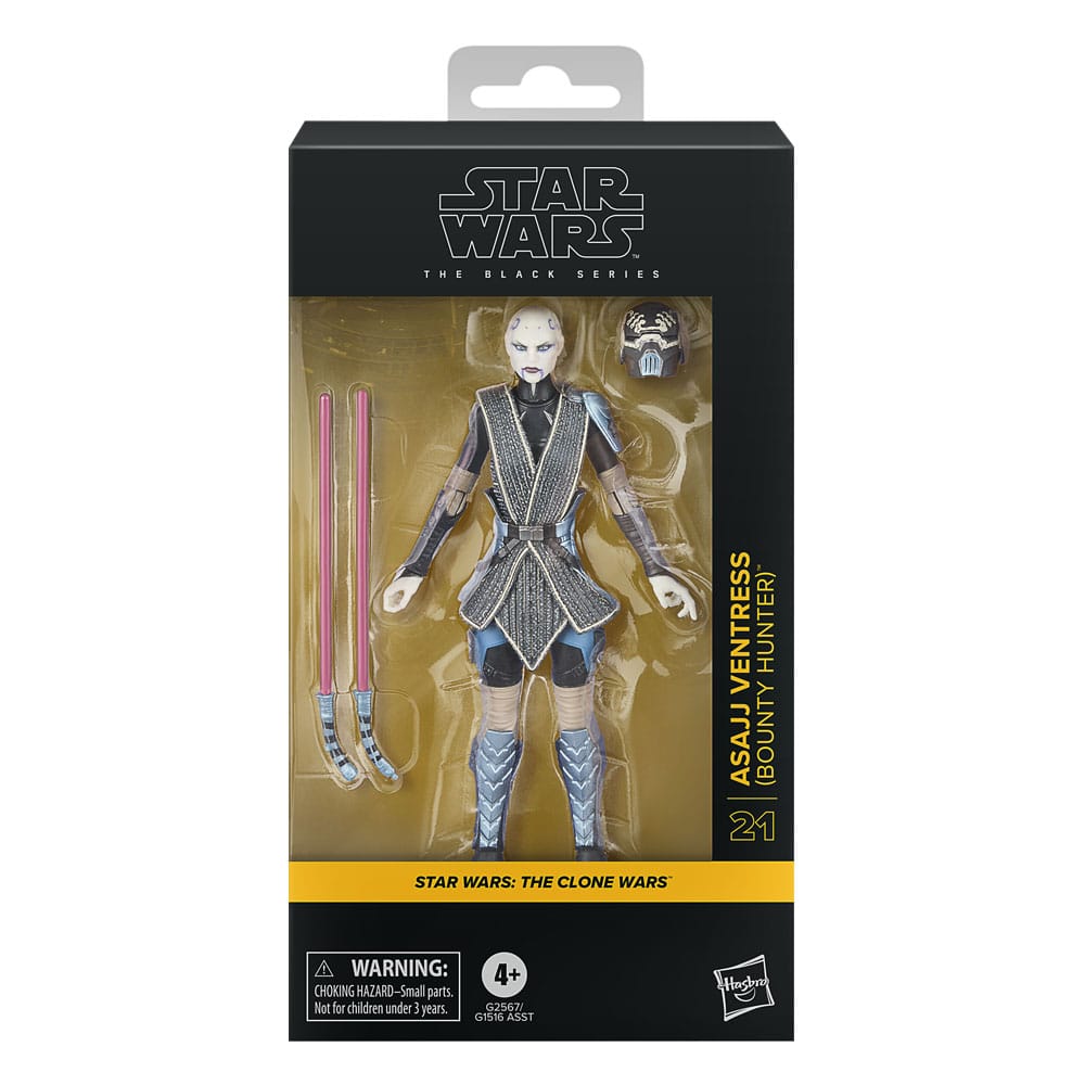 (Pre-order) Star Wars: The Clone Wars Black Series Action Figure Asajj Ventress (Bounty Hunter) 15 cm