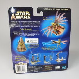 Star Wars Attack of the Clones Flying Geonosian with Sonic Blaster and Attack Pod!