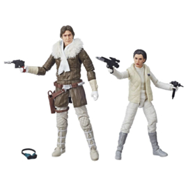 Star Wars Episode V Black Series Action Figures 2018 Leia & Han (Hoth) Convention Exclusive 15 cm