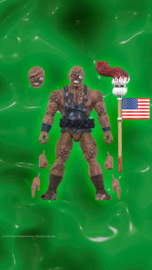 PRE-ORDER Toxic Avenger Ultimates Action Figure Toxic Avenger Movie Version 18 cm