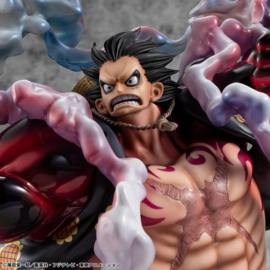 (Pre-order) One Piece Portrait.Of.Pirates SA-Maximum PVC Figure Monkey D. Luffy Gear 4 Bounce-Man 10th Limited Ver. 30 cm