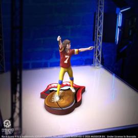 (Pre-order) Rolling Stones Rock Iconz Statue Mick Jagger US Tour 1981 (Burgundy Jersey) 22 cm