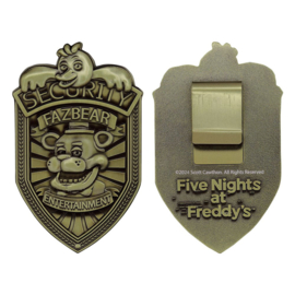 (Pre-order) Five Nights at FreddyÂ´s Replica Security Badge Antique Brass Edition
