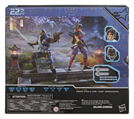 (Pre-order) G.I. Joe Classified Series Action Figure 2-Pack Snake Eyes & Kim "Jinx" Arashikage 15 cm