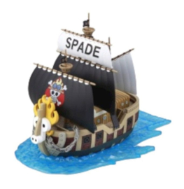 One Piece Grand Ship Collection Plastic Model Kit Spade Pirates Ship