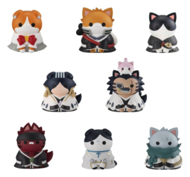 (Pre-order) Bleach Mega Cat Project Minifigures 3 cm Thousand-Year Blood War Bleach Nyan Blind Box Display (8) (Repeat)