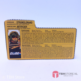 G.I. Joe File Card Struikeldraad / Tripwire