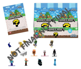 (Pre-order) Minecraft Nano Metalfigs Mini Figures Blind Pack Display (24)