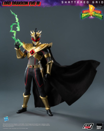 (Pre-order) Mighty Morphin Power Rangers Shattered Grid  FigZero Action Figure 1/6 Lord Drakkon Evo III 30 cm