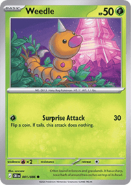 Pokémon TCG - Weedle - Reverse Holo - Chaos Rising - 001/086