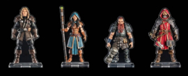 (Pre-order) Mythic Legions Acrylic Standees 4-Pack Heroic Set A 3 cm