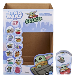 (Pre-order) Star Wars Mini Figures 4 cm Grogu Force Freeze Series 2 Blind Box Display (24)