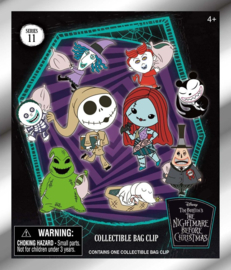 (Pre-order) The Nightmare Before Christmas 3D PVC Bag Clips Series 11 Blind Bag Display (24)