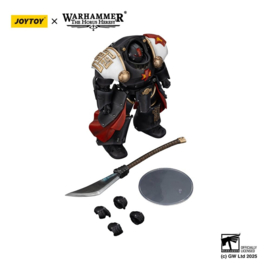 (Pre-order) Warhammer The Horus Heresy Action Figure White Scars Ebon Keshig Terminator 2 with Power Glaive 13 cm
